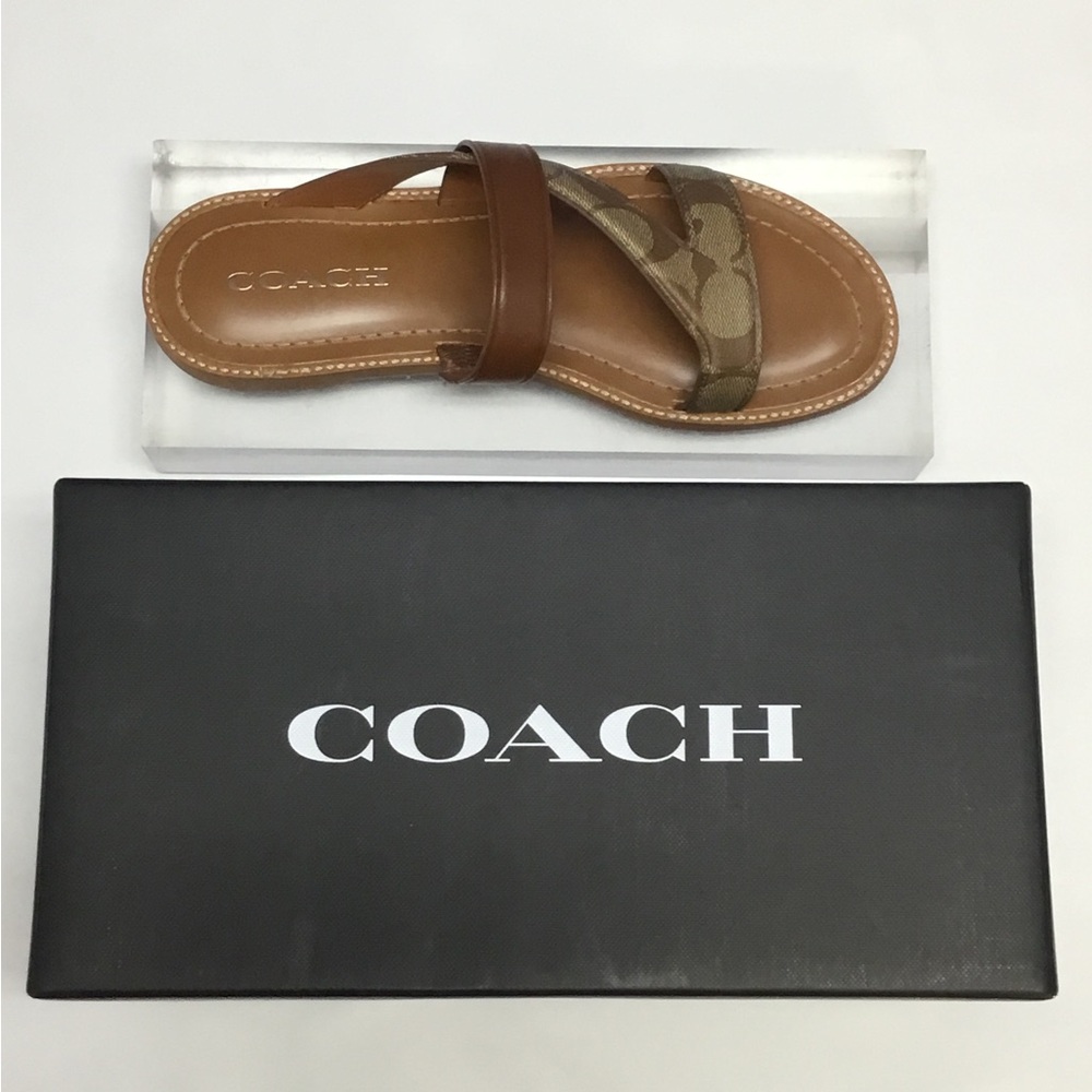 Coach Harlan Leather Sandals - Picture 3 of 5